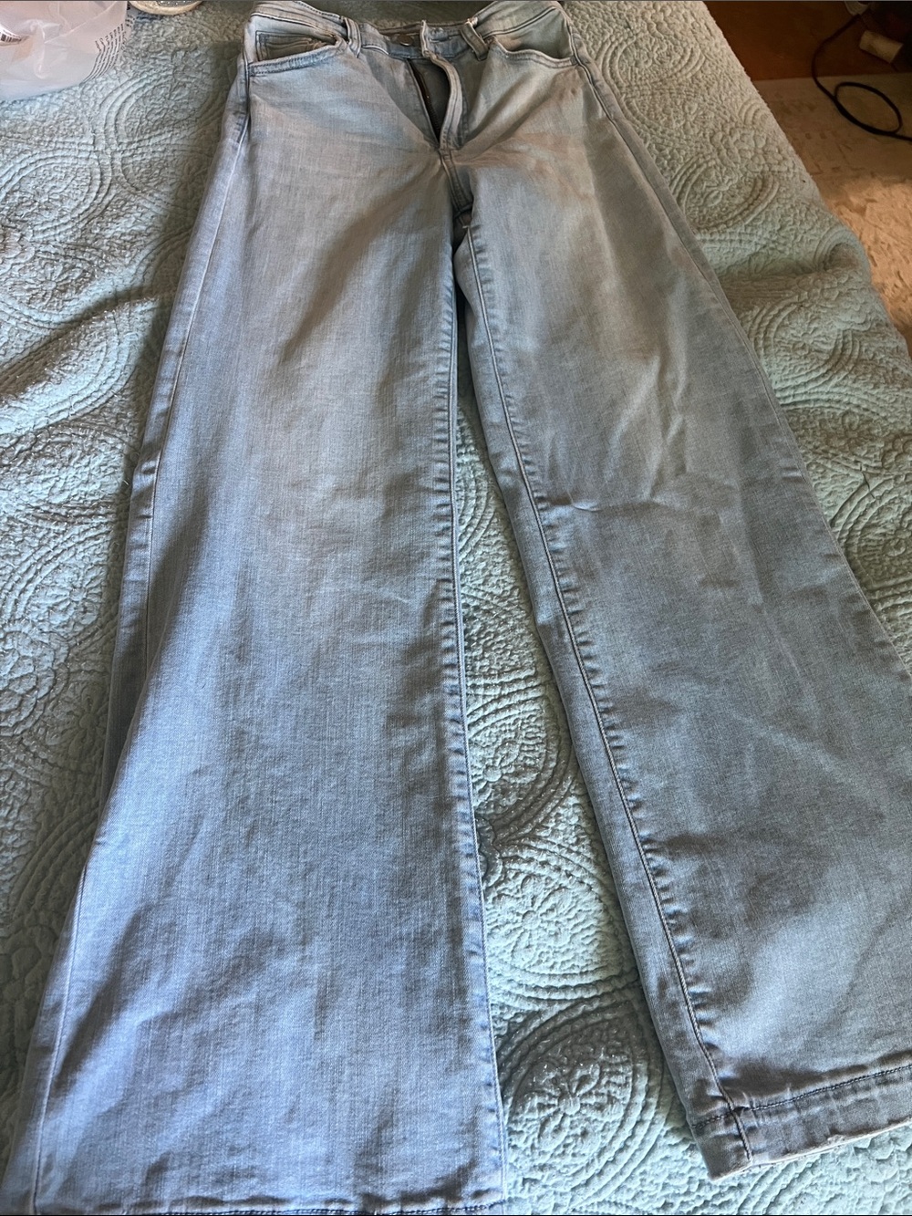 Joe's Jeans Light Blue Wide Leg Flare Jeans